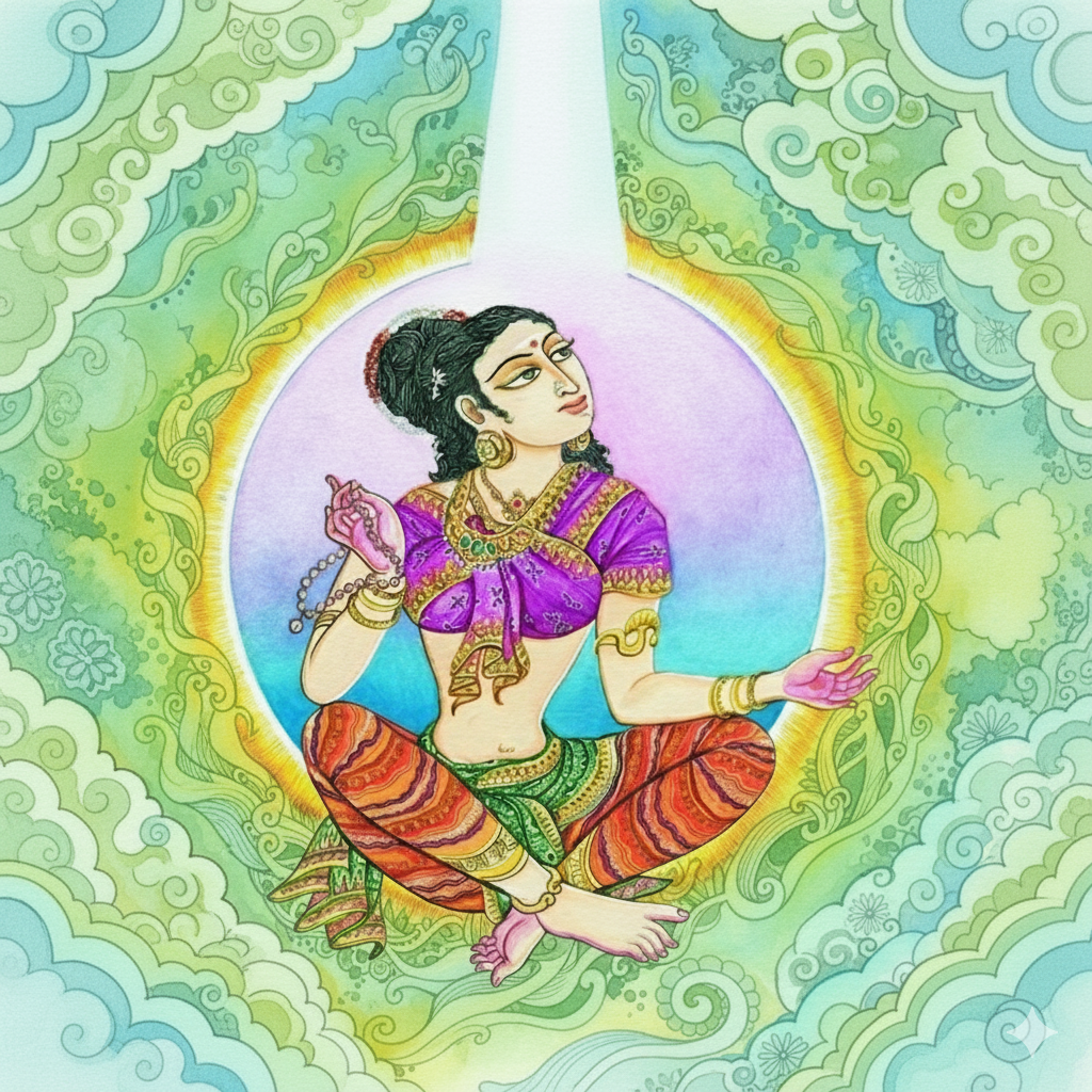Meditator illustration